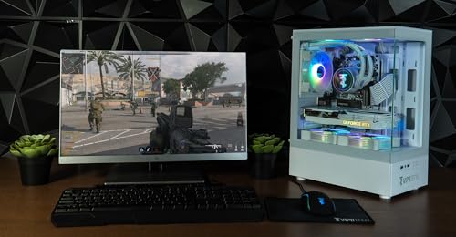 ViprTech Stryker 4.0 Liquid-Cooled PC - AMD Ryzen 7 (4.4GHz Turbo), RTX 4060 8GB, 32GB DDR4 3200, 1TB NVMe SSD, 700W PSU, WiFi BT, Win 11 Pro, RGB