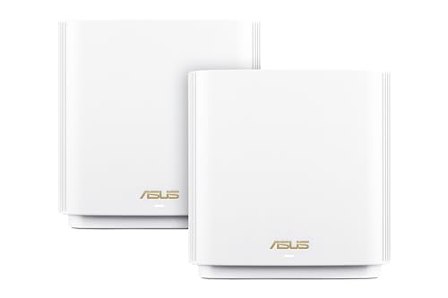 ASUS ZenWiFi AX6600 Tri-Band Mesh WiFi 6 System (XT8 1PK) - Whole Home Coverage up to 2750 sq.ft & 4+ rooms, AiMesh