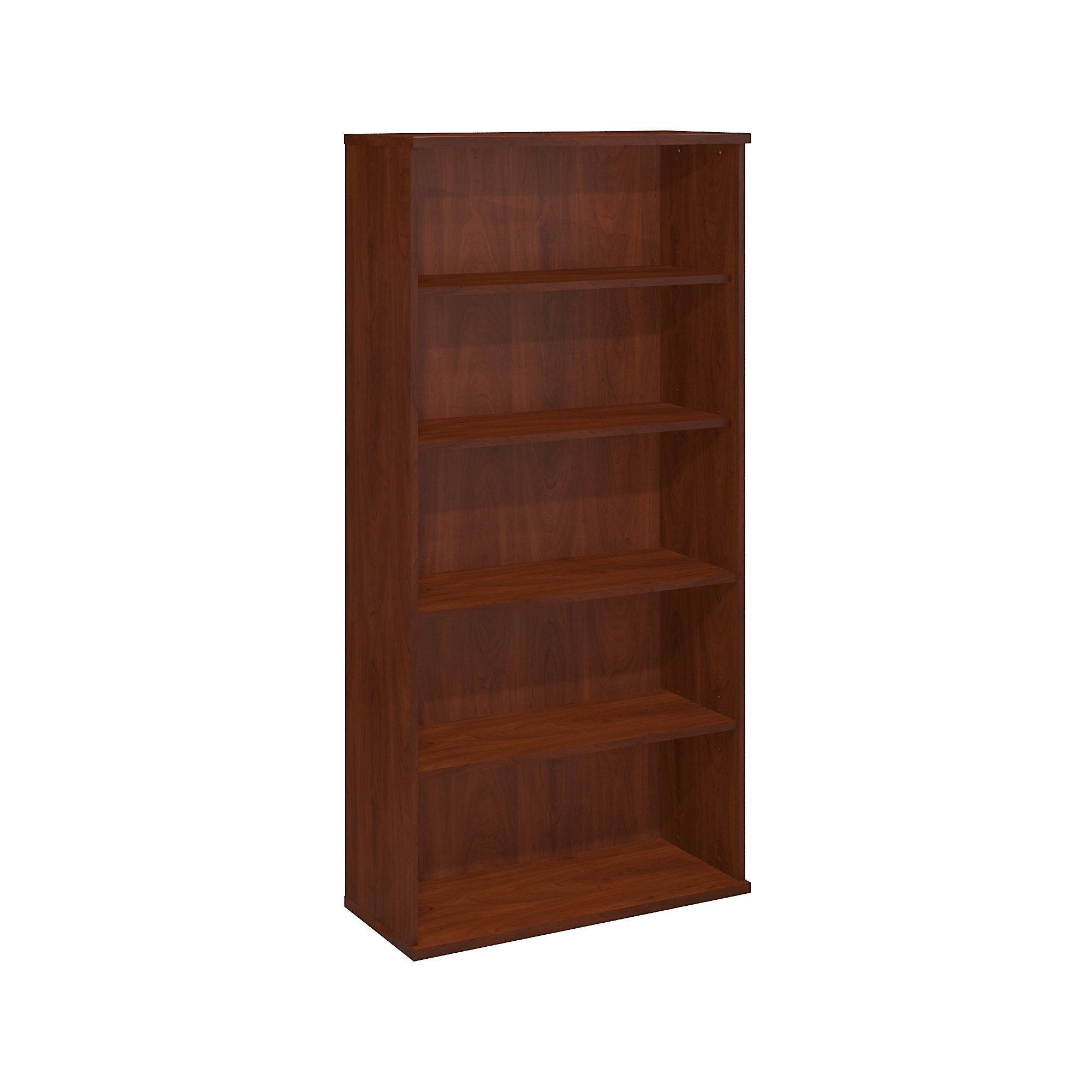 BBF - Bookcase - 5 shelves - wood composite - storm gray