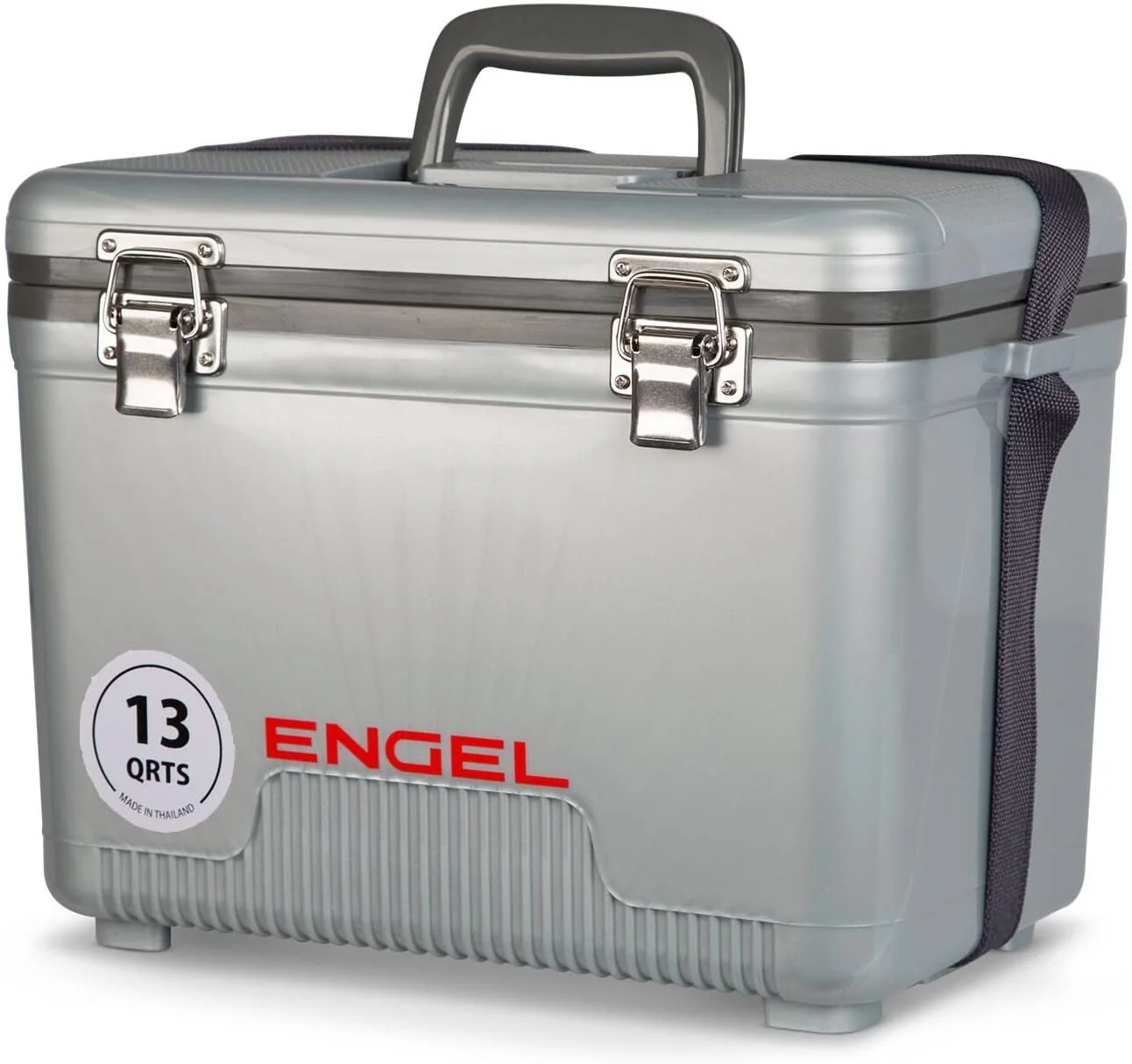 ENGEL 13 Quart 18 Can Leak Proof Odor Resistant Insulated Cooler Drybox, Seafoam