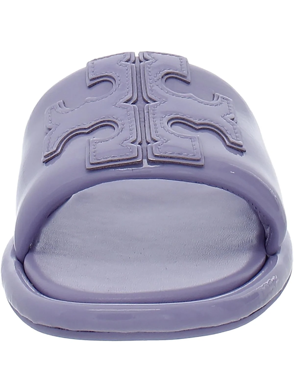Tory Burch Womens Double T Sport Slide Leather Slides Flat Sandals