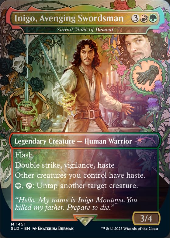Wizards of the Coast Magic The Gathering: Secret Lair - The Princess Bride (Foil Edition) Collectible Card Set, Card set, 9 pieces