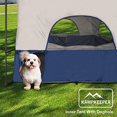 KAMPKEEPER Camping Inner Tent for Pop Up CanopyFully Vented Roof, Converts 10'x10' Straight Leg Canopy into Camping TentKhaki