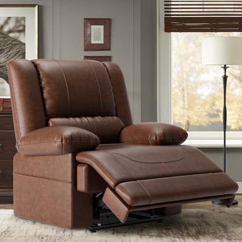 Large Dual Motor Power Lift Recliner Chair with Massage and Heat for Elderly People, Infinite Position,USB Ports and Remote Control