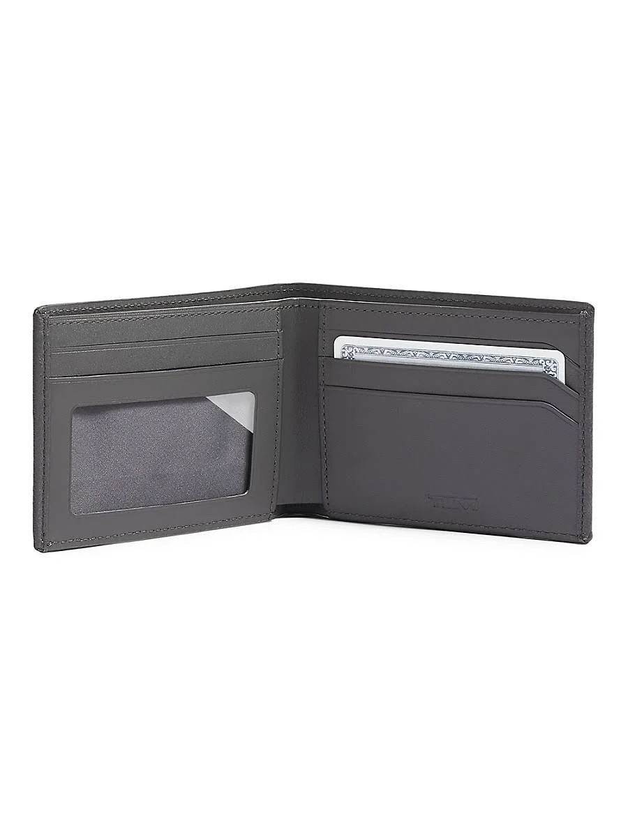 Tumi Nassau Double Billfold Wallet - Grey Texture