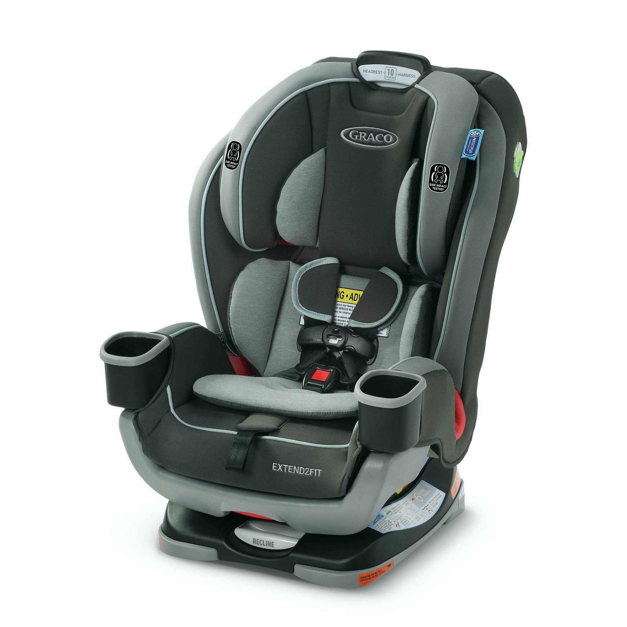 Graco - Extend2Fit 3-in-1 Convertible Car Seat, Bay Village - Megean