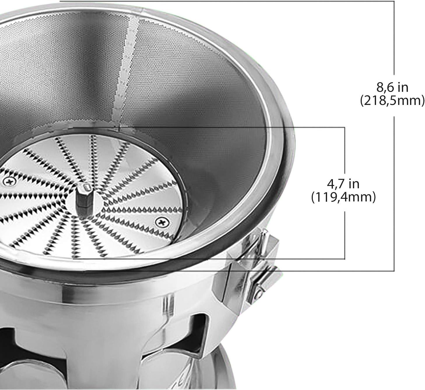 Juicer Machine | Fruit And Vegetables Juice Maker | Stainless Steel Blades | Juice Extractor | 110V