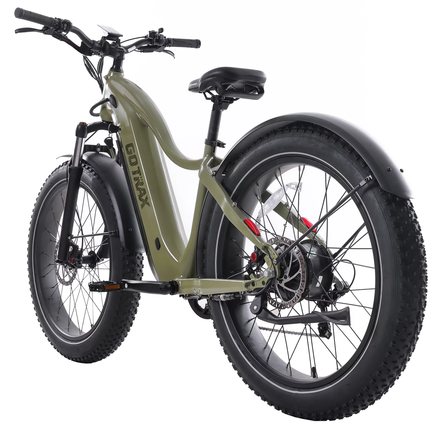 GOTRAX Tundra Electric Bike for Adults, 750W 48V 26 x 4 Fat Tire Adult Dirt Electric Bicycle, 20MPH All Terrain Electric Mountain Bike, Step over