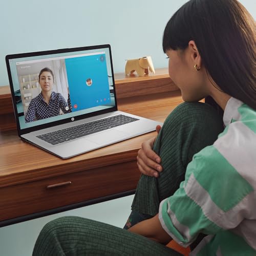 HP 17.3 inch Laptop, FHD Display, Intel Core i5-1334U, 16 GB RAM, 512 GB SSD, Intel Iris Xe Graphics, Windows 11 Home, Natural Silver, 17-cn3399nr