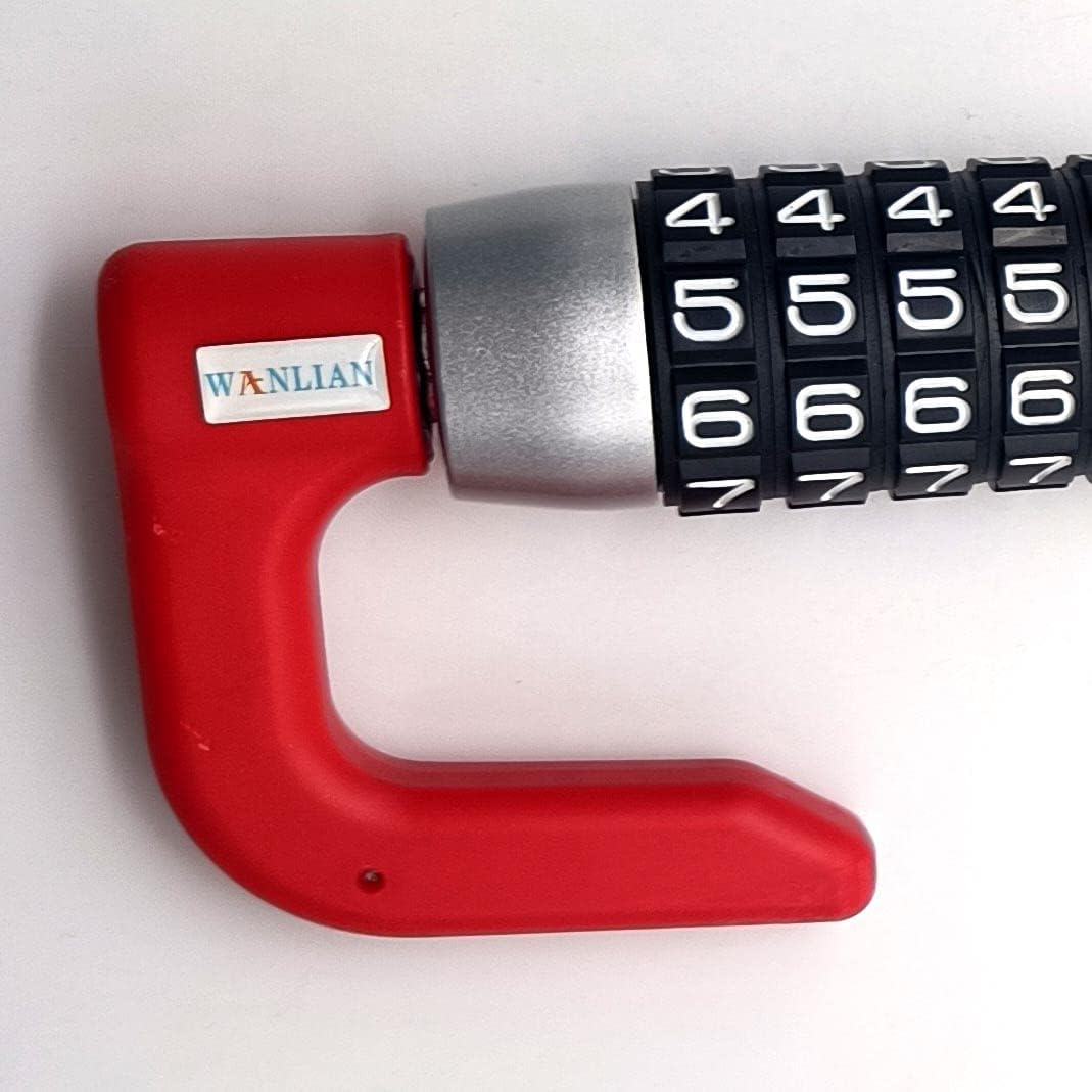 WANLIAN Car Code Lock,Car Anti-Theft Device,Brake Pedal/Steering Wheel Lock,Locking Bar,Anti Theft Protection,Steering Wheel Clutch Lock