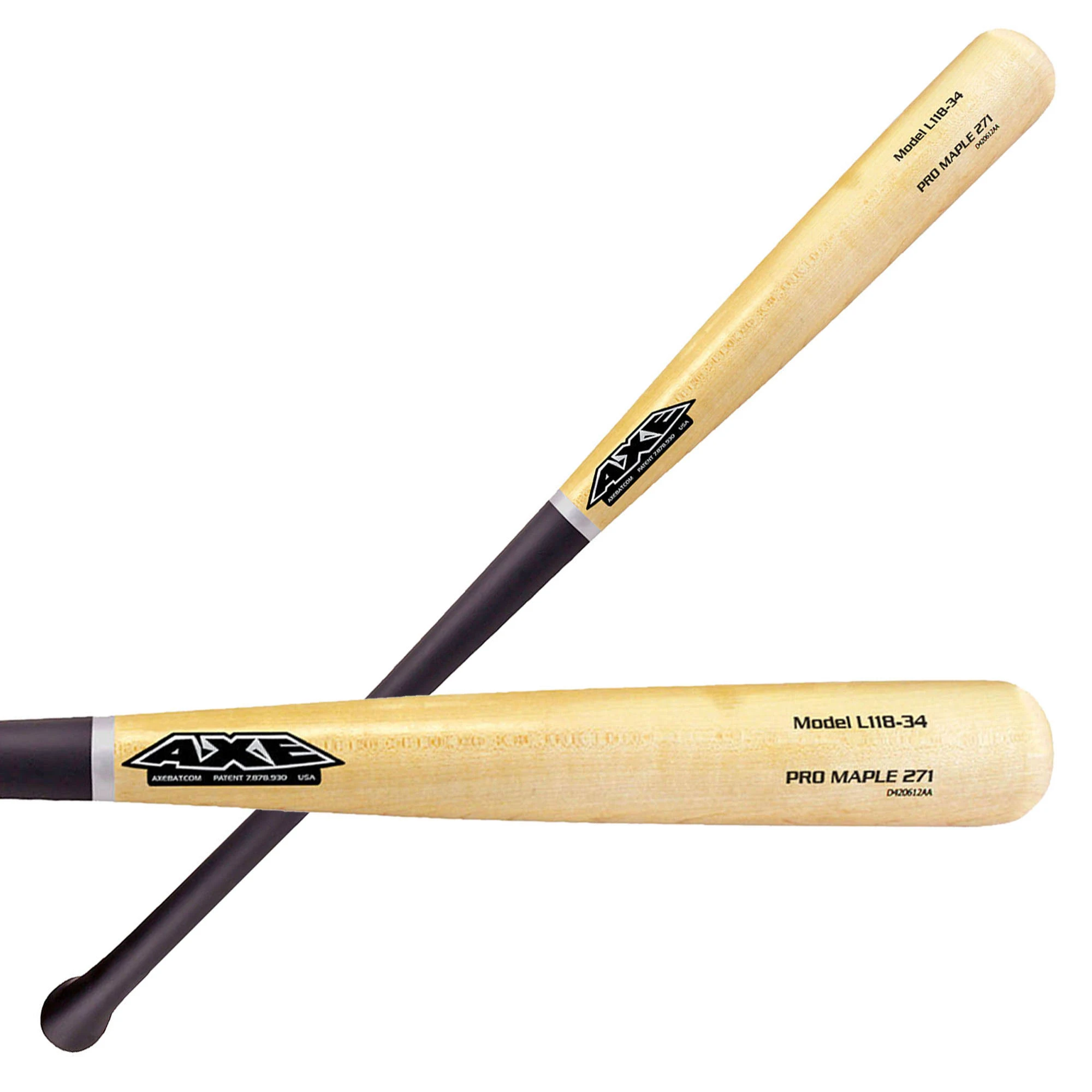 Axe L118 Pro Hard Maple (-3) Baseball Bat - 32x22/29 oz