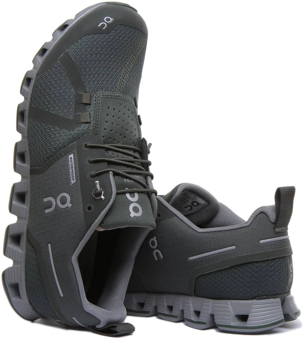 on Cloud Waterproof Men&s Forest / Lunar / 12.5