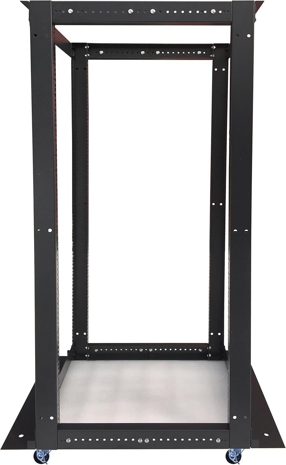 Sysracks 18U 4 Post Open Frame 19 inch Network Server Rack Relay Cabinet Adjustable Depth 24"-37"