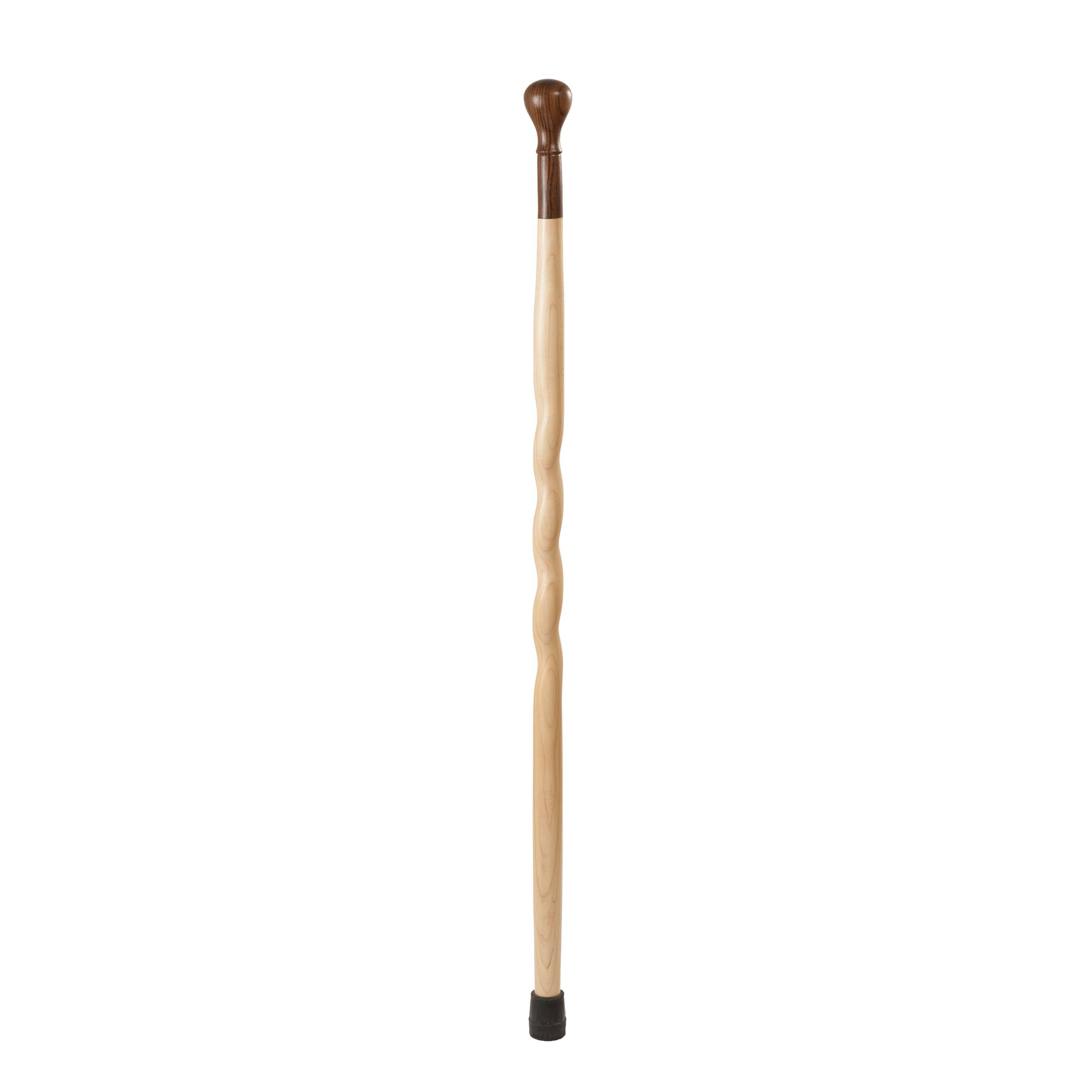Brazos 40 inch Twisted Maple w/Bocote Knob Walking Cane