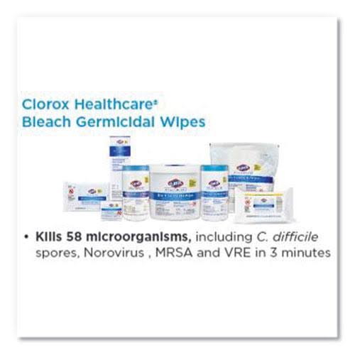 Clorox Healthcare Bleach Germicidal Wipes
