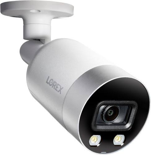 Lorex - 8-Channel, 4-Camera Indoor/Outdoor Wired 4K UHD 2TB NVR Surveillance System - White
