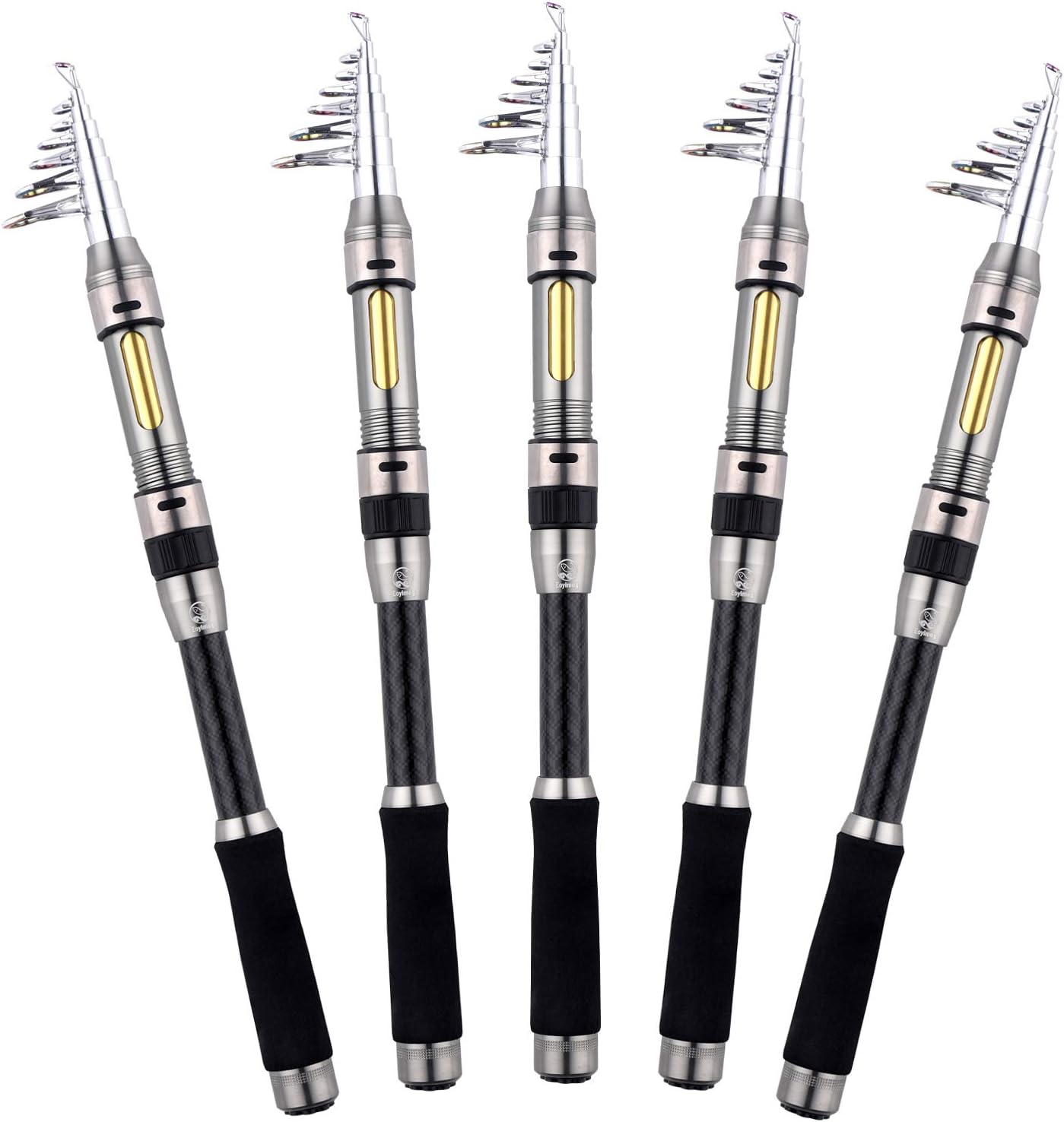 EOYIMEG Telescopic Fishing Rod and Reel Combo