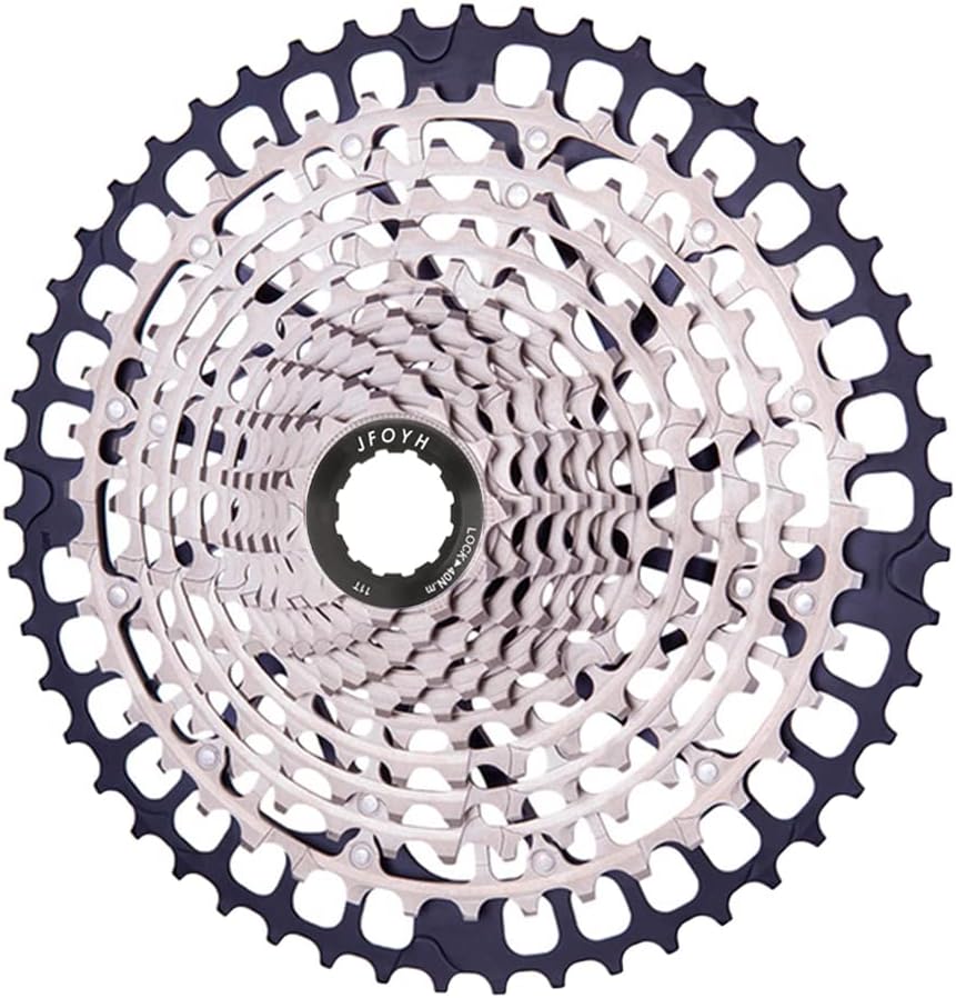 JFOYH 2022 New Series Ultralight 11/12 Speed Cassette 11-46T/11-50T for Shimano/Sram Standard HG Hub System - Silver/Gold/Rainbow
