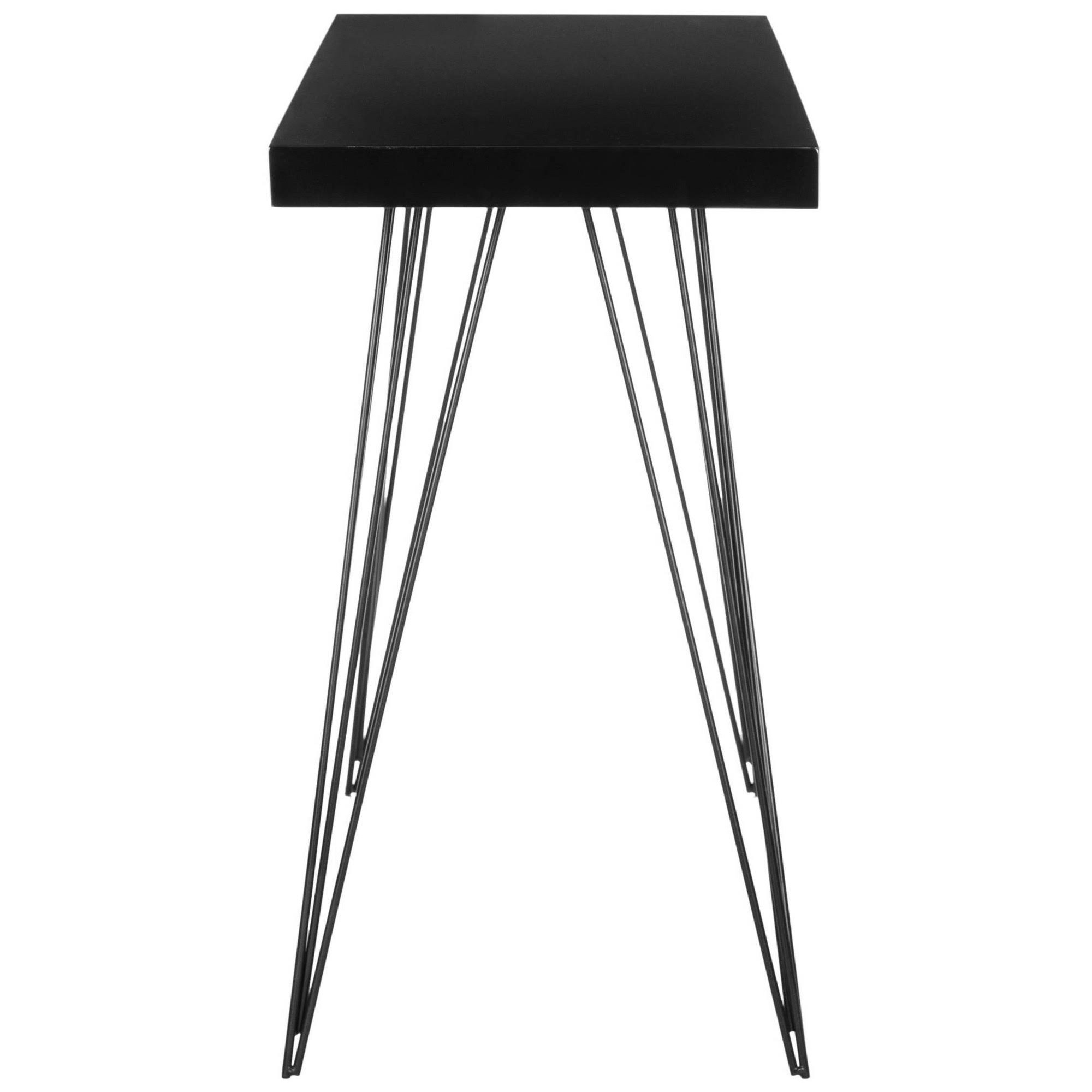 Safavieh Wolcott Black Retro Mid Century Lacquer Console