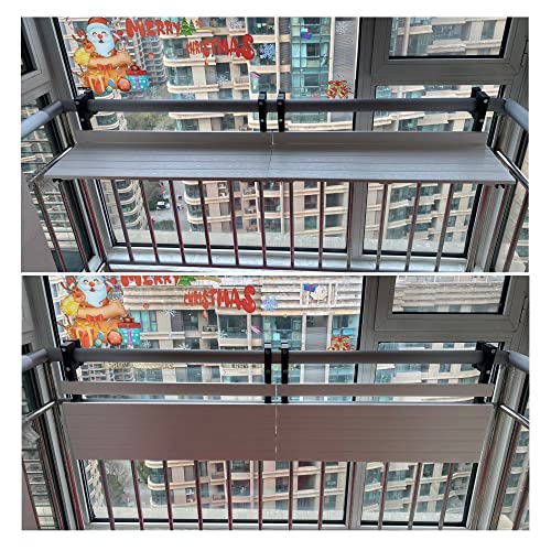 Balcony Bar Table For Railings,outdoor Bar Table,Folding Side Table,Small Folding Space Saving Serving Desk,Wall-Mounted Side Tables For Patio