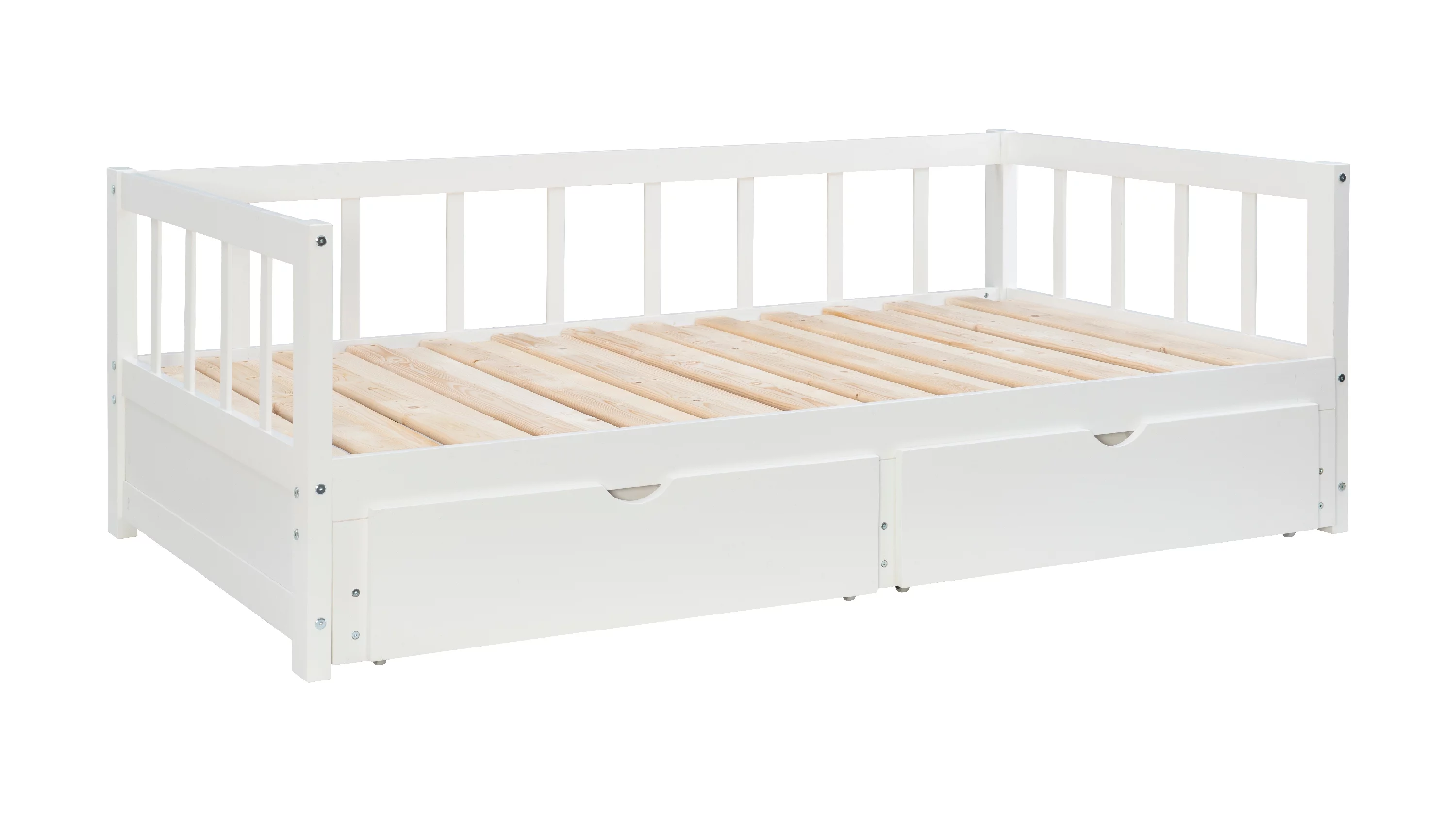 Galewood 2-Drawer Convertible Twin to King Daybed, White
