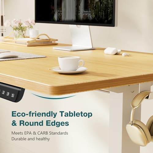 Standing Desk, Adjustable Height Electric Sit Stand Up Down Computer Table
