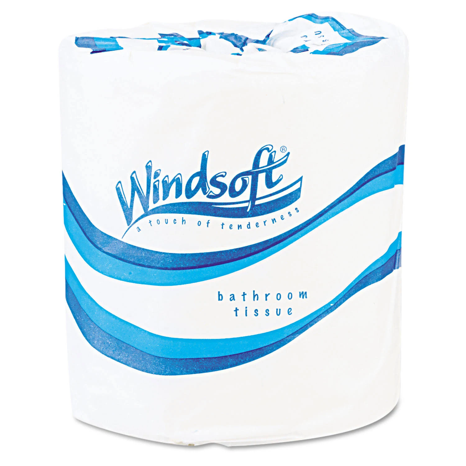 Windsoft Single Roll Bath Tissue, 500 Sheets/Roll, 96 Rolls/Carton