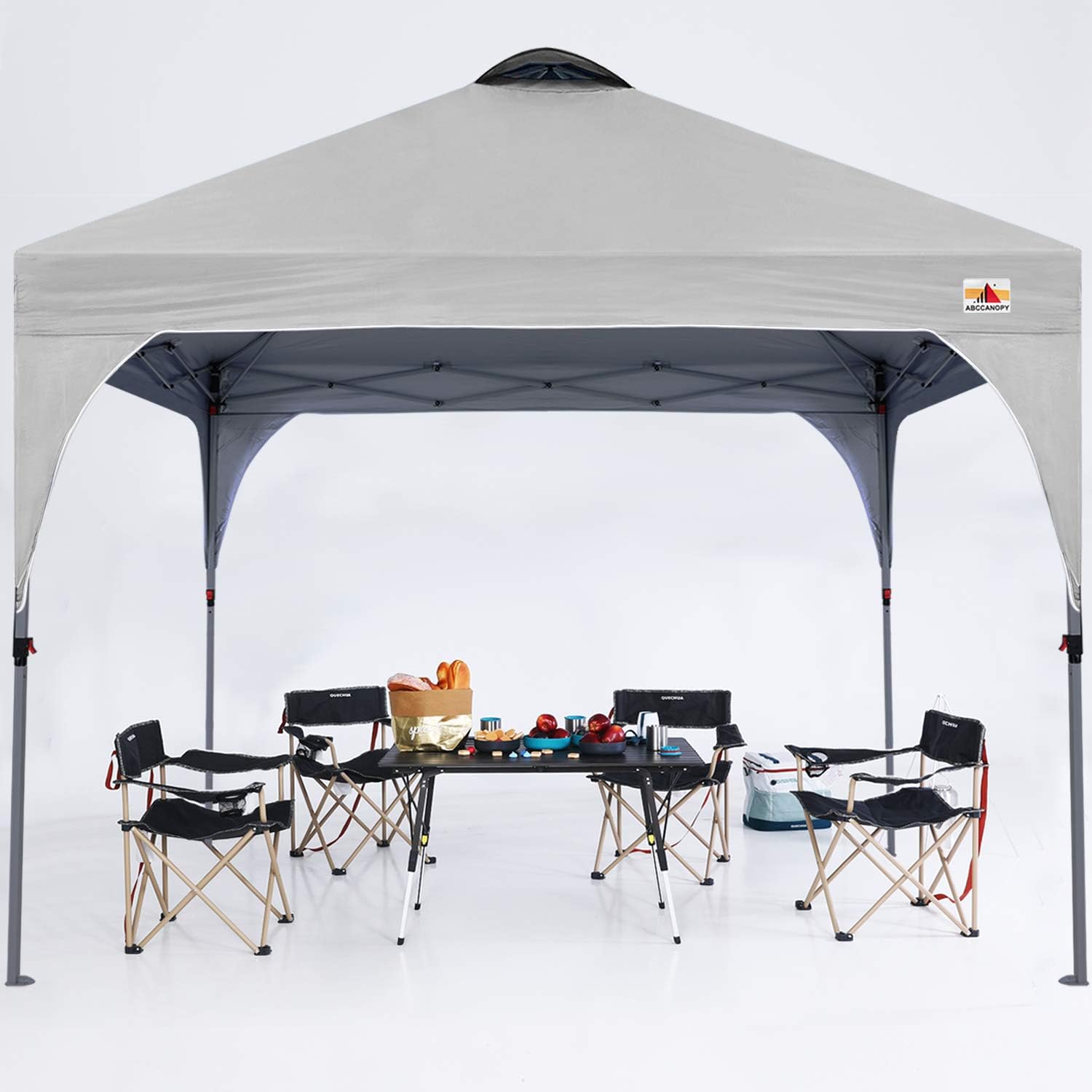 ABCCANOPY Outdoor Pop up Canopy Tent 10x10 Camping Sun Shelter-Series, White