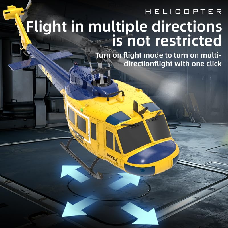RC ERA C032 UH-1 Huey RC Helicopter with 3D Inverted Flight & 6-Axis Gyro Stabilization