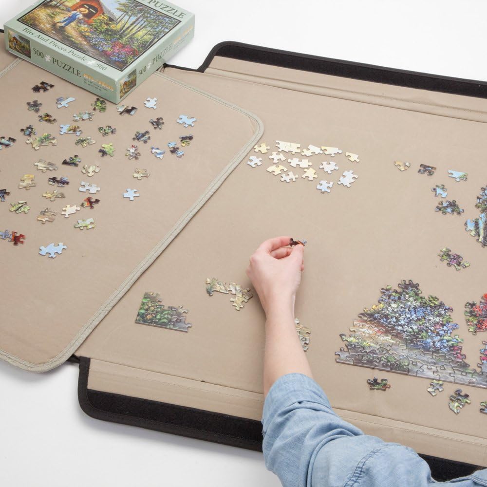 Bits And Pieces - 1000 Piece Puzzle Caddy-Porta-Puzzle Jigsaw Caddy - Puzzle Accessory, Puzzle Table