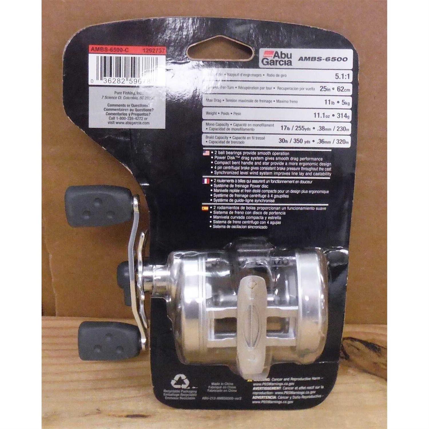Abu Garcia Ambassadeur S Baitcast Reel - Sports Supplies Online Store