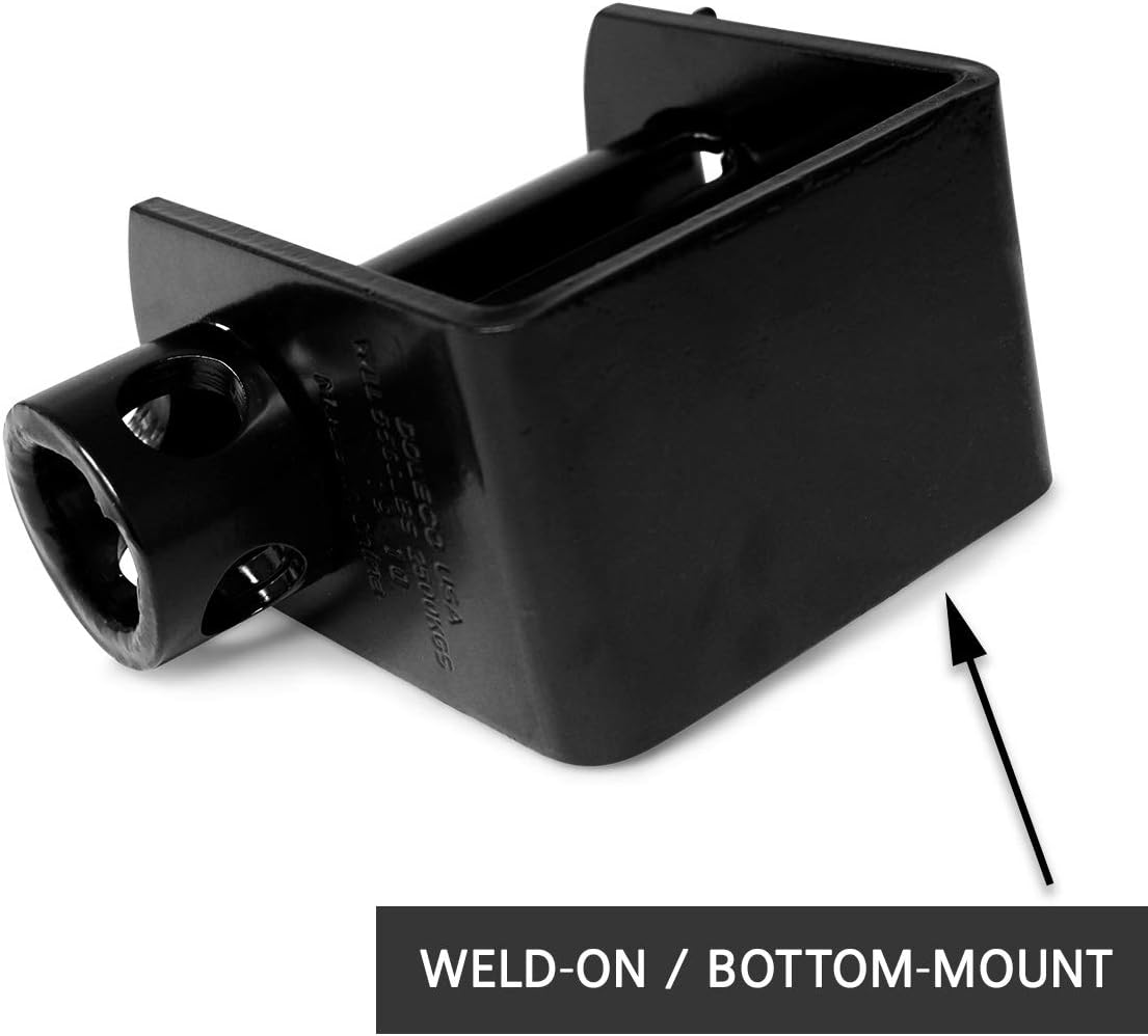 DC Cargo Mall Weld-On Winch for Flatbed Trailer | Heavy Duty Standard Tie-Down Winch