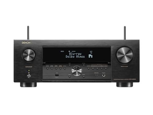 Denon AVR-X3800H 9.4-Ch Receiver - 8K UHD Home Theater AVR (105W X 9) Built-in Bluetooth, Wi-Fi & HEOS Multi-Room Streaming, Dolby Atmos, DTS:X