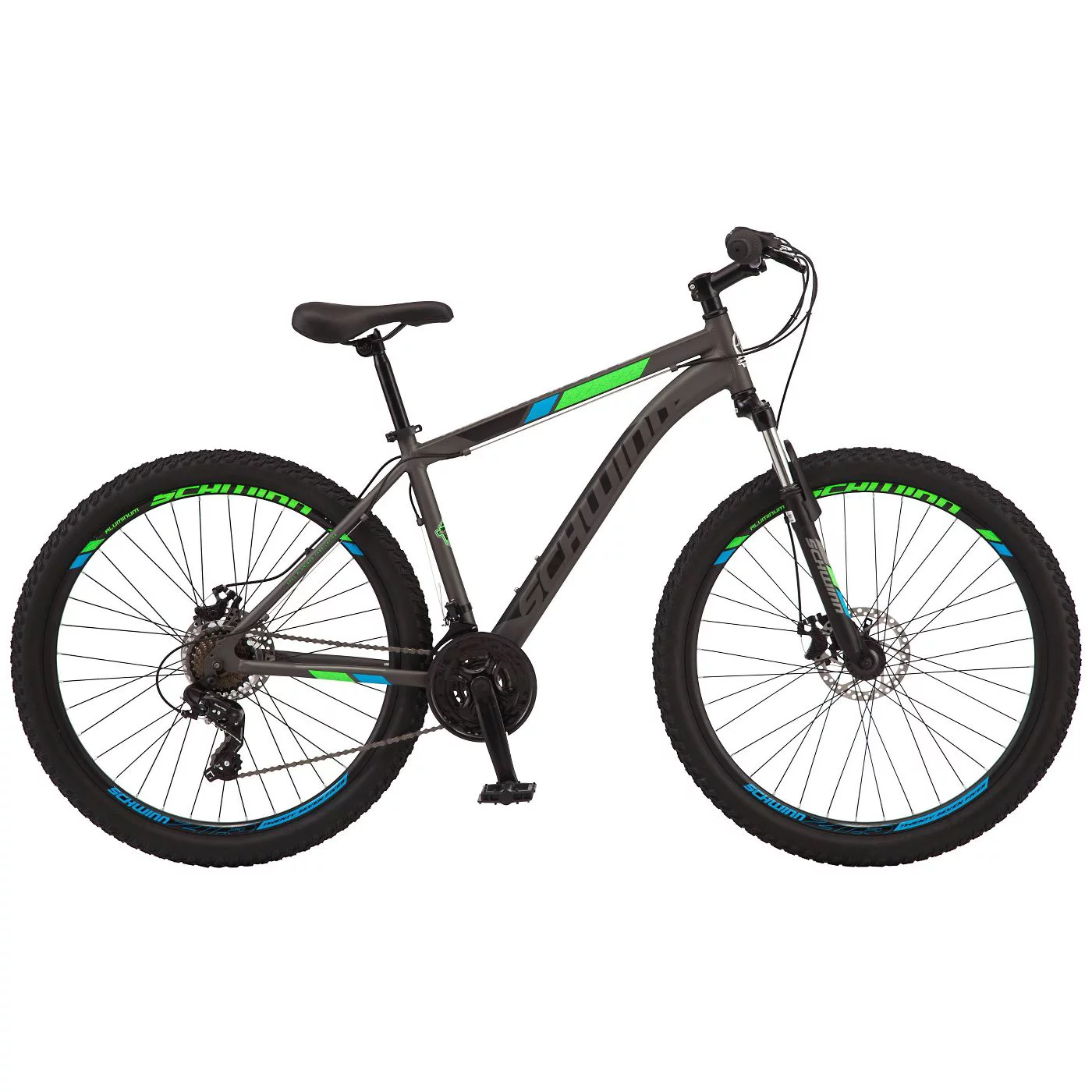 Schwinn 27.5" Mountain Pass Men's Mountain Bike , Matte Grey