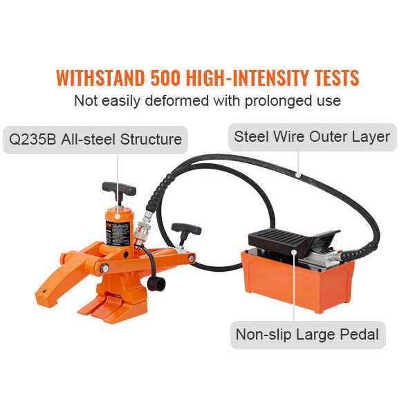 VEVOR Hydraulic Bead Breaker 10000 PSI Tire Bead Breaker with Metal Foot Pump - Sports Supplies Online Store