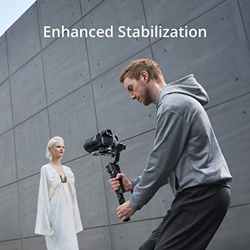 DJI RS 4 Mini, Gimbal Stabilizer for Cameras Canon/Sony/Panasonic/Nikon/Fujifilm, Auto Axis Locks, 2kg/4.4lbs Payload, Intelligent Tracking