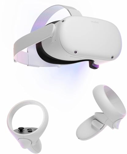 Meta Quest 2 128GB - Advanced All-in-One Virtual Reality Headset (Renewed)