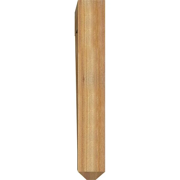Ekena Millwork BKT06X36X40TRA04RWR 6x22W x 36x22D x 40x22H Traditional Craftsman Rough Sawn BRACKET, Western Red Cedar