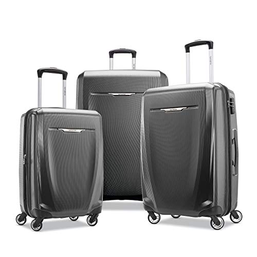 Samsonite Winfield 3 DLX Hardside Expandable Luggage with Spinners, Silver, Carry-On 20-Inch