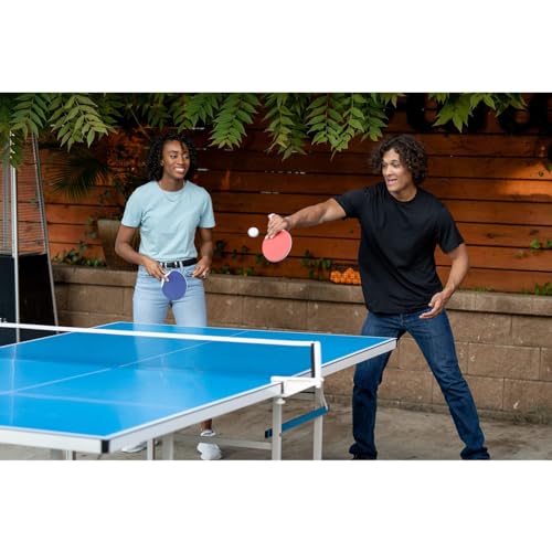 STIGA XTR Professional Outdoor Table Tennis Tables – All Weather Aluminum Waterproof Outdoor or Indoor Design with Net & Post