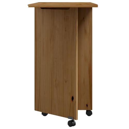 Foldable Design Rolling Cabinet with Desk, Folding Computer Desk with 7 Storage Drawers,Mobile Home Office Desk Study Writing Desk with Smooth Wheels