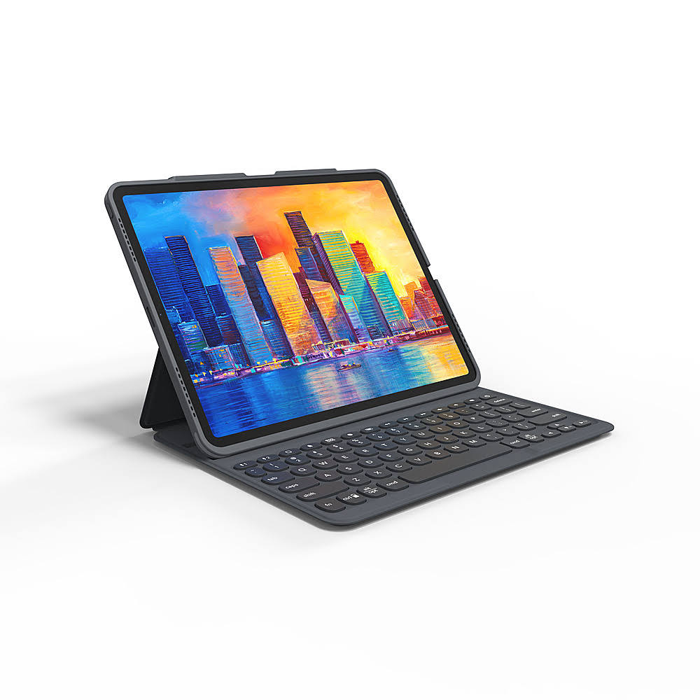 Zagg Pro Keys Wireless Keyboard and Detachable Case for 11-inch iPad Pro (1st, 2nd and 3rd Gen), Black