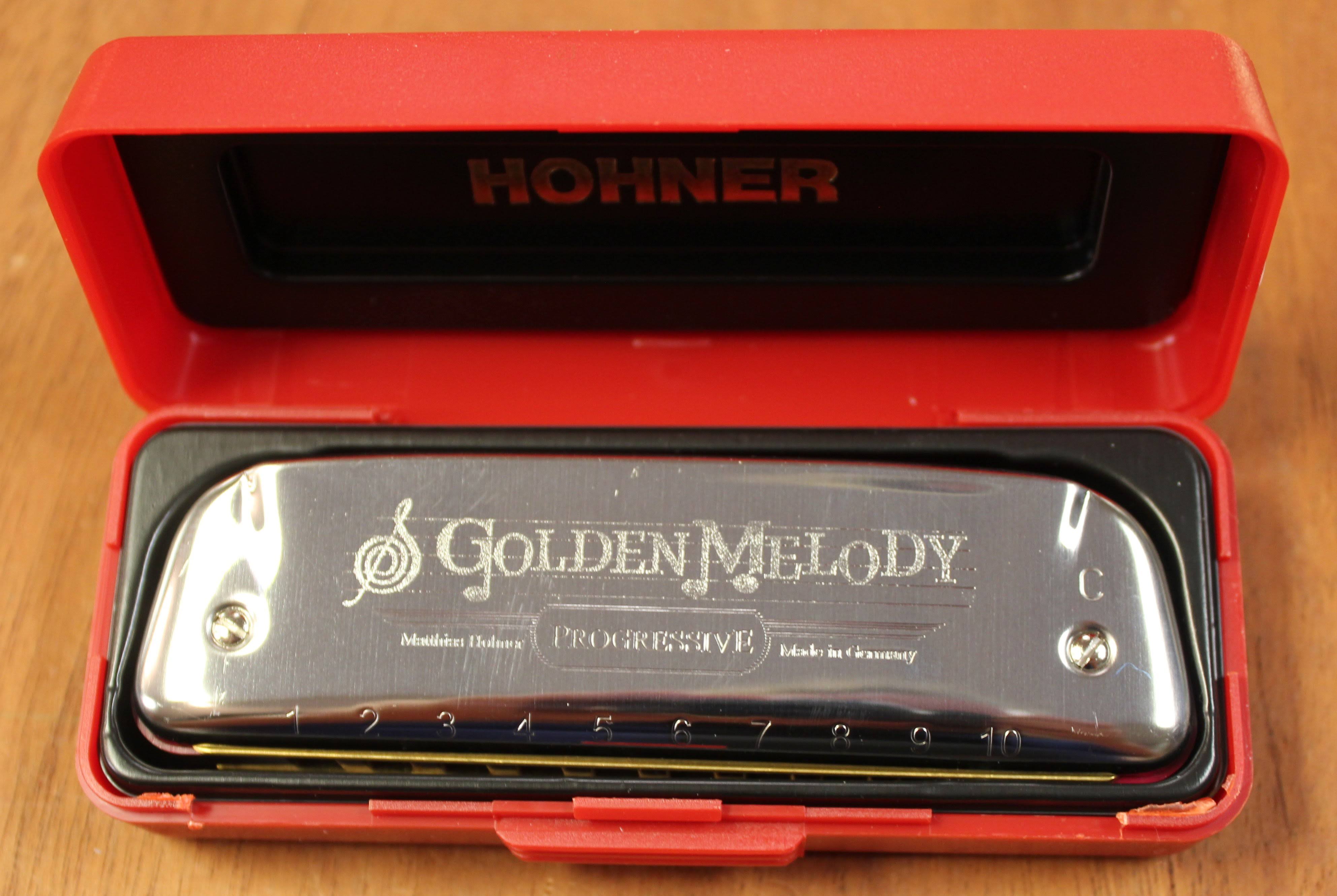 Hohner Golden Melody Diatonic Harmonica, C