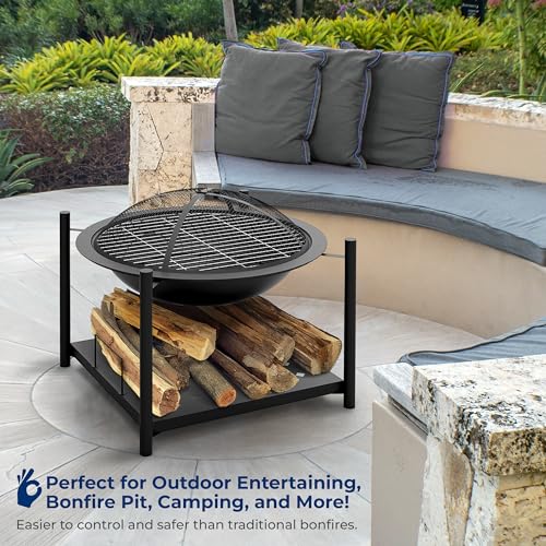 Outdoor Propane Fire Pit Table - CSA/ETL Certified Safe 50
