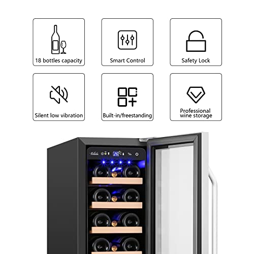 Cigar Electric Humidor, 35L 250 Counts Large Capacity Thermostatic Electric Cigar Cooler Cabinet with Digital LED Screen, Safety Lock