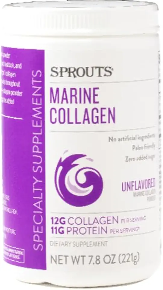 Sprouts Unflavored Marine Collagen Powder - 7.8 oz - Kansas Nuitrition - HNZSDS