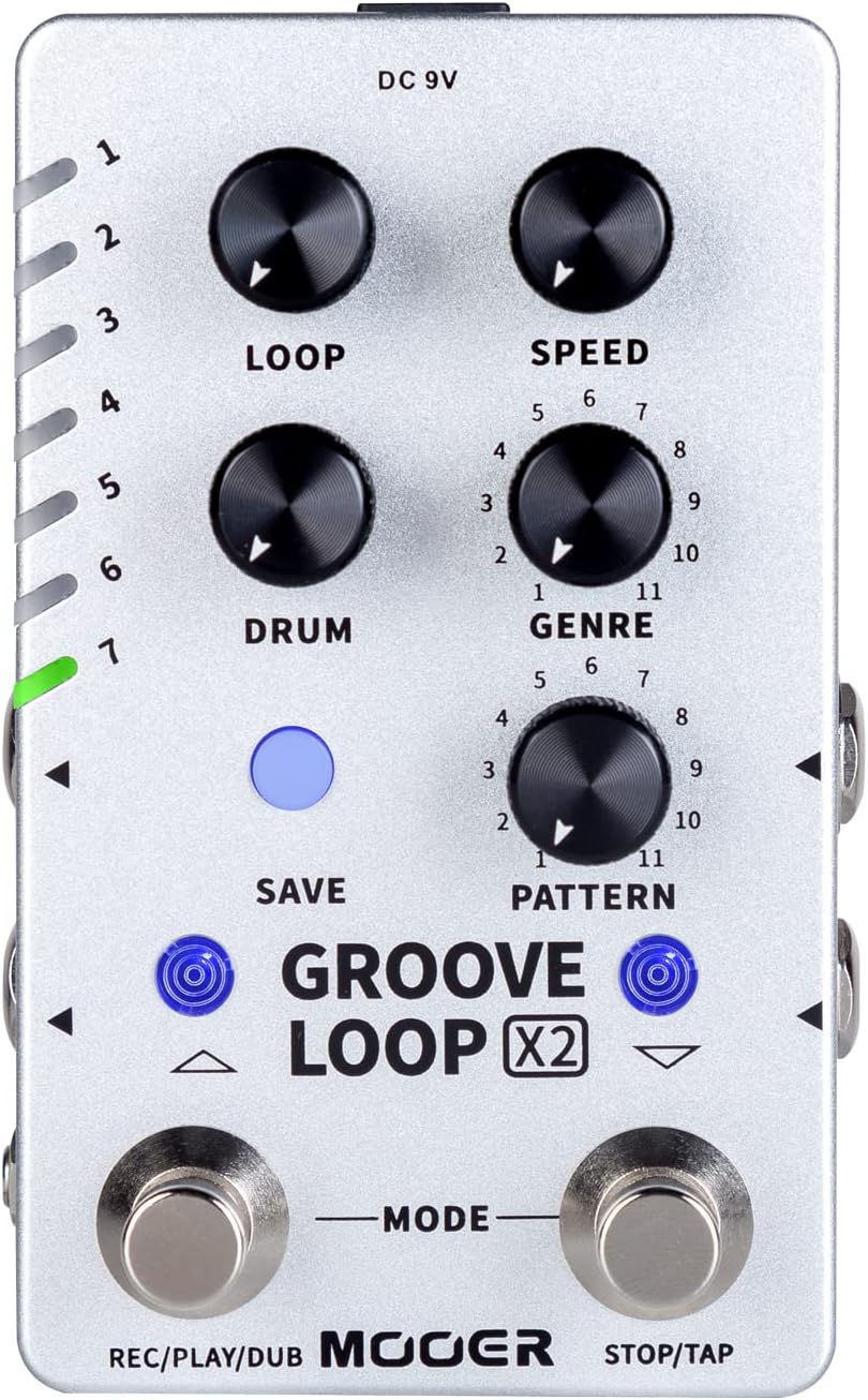 MOOER CAB X2 Dual Footswitch Cab Sim IR Loading Stereo Cabinet Simulation Pedal with 14 Presets Slots Supporting Software Editing
