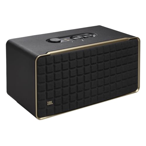 JBL Authentics 200 - Retro Style Smart Home Speaker with Built in Wi-Fi, Bluetooth and Voice Assistants, Alexa and Google Assistant