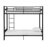 Walker Edison - Twin Metal Mesh Frame Bunk Bed