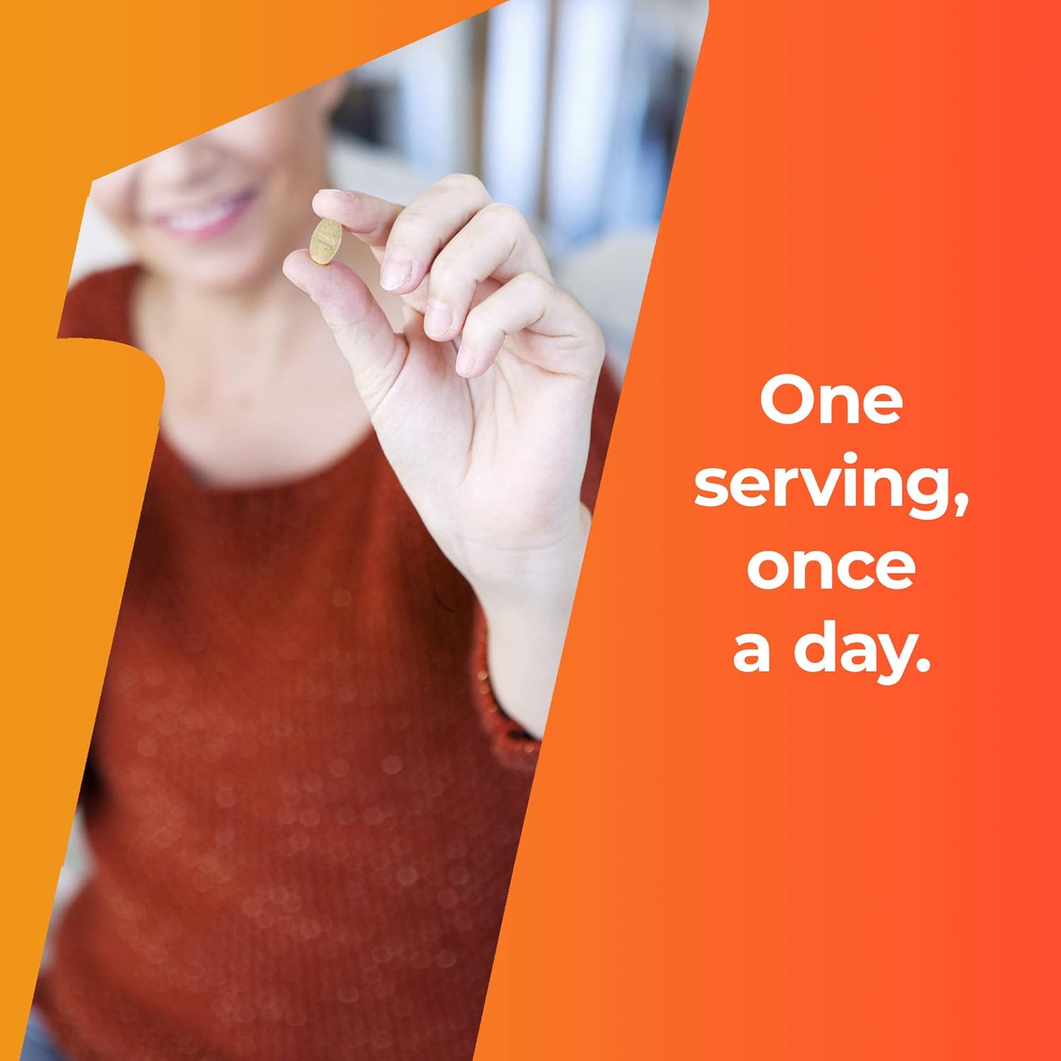 One A Day Women’s 50+ Multivitamins Tablet, Multivitamin for Women with Vitamin A, C, D, E and Zinc for Immune Health Support*, Calcium & more